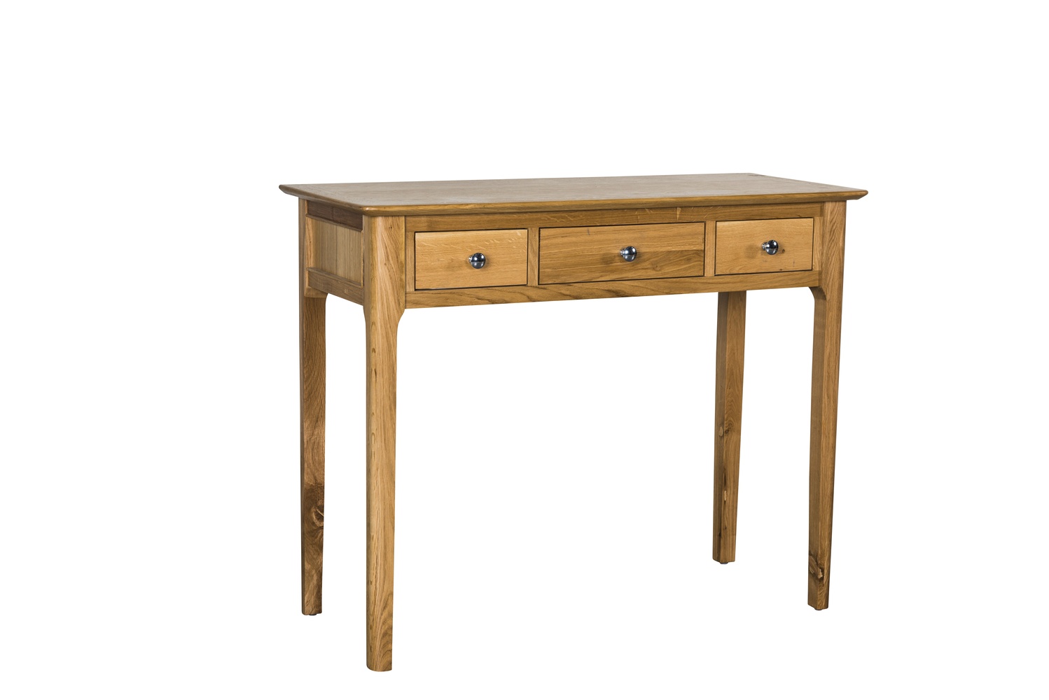 3 drawer online oak console table