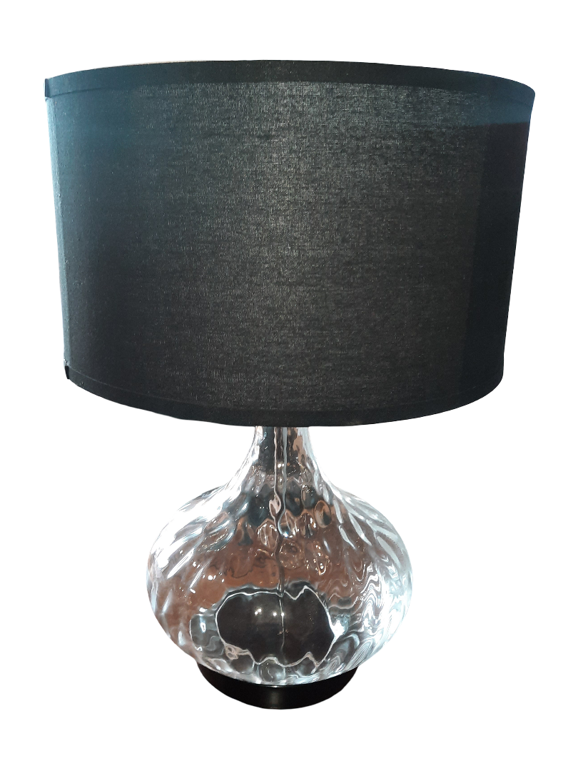 Glass Grey Lamp