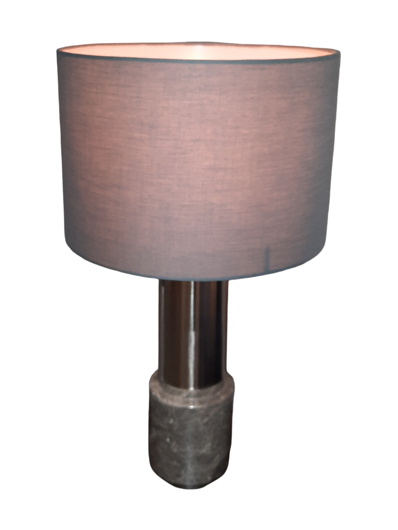 Grey Marble Base Lamp