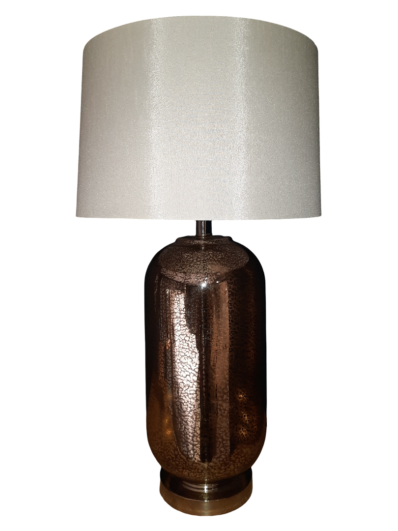 Crackled Bronze Lamp