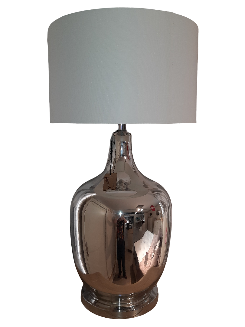 Chrome Vase Lamp