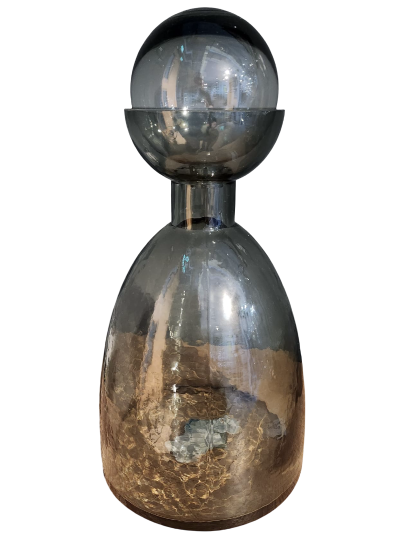 Bronze – Clear Glass Ornament