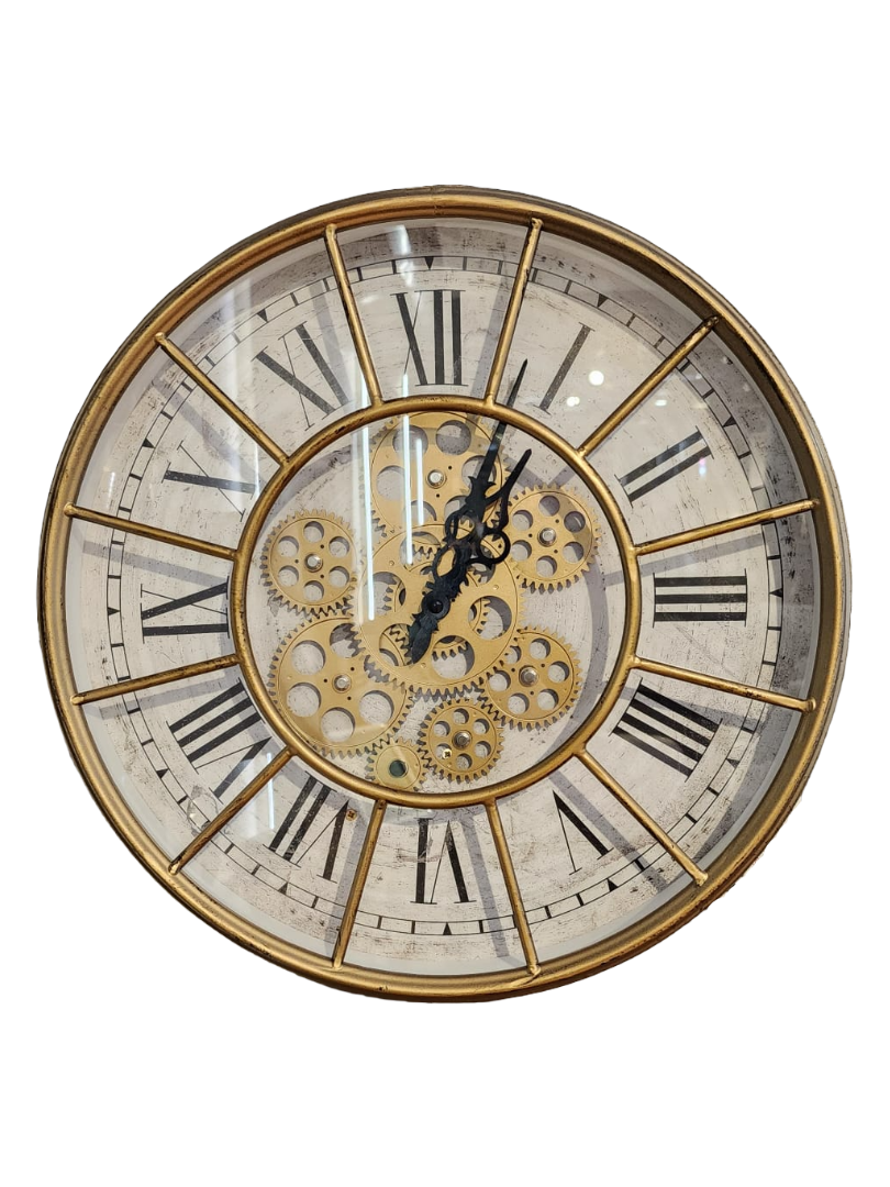 Roman Numeral Gear Clock