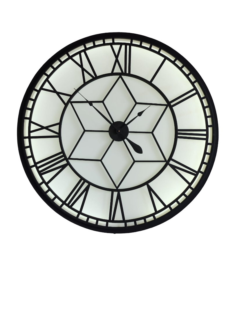 Roman Numeral Star Clock