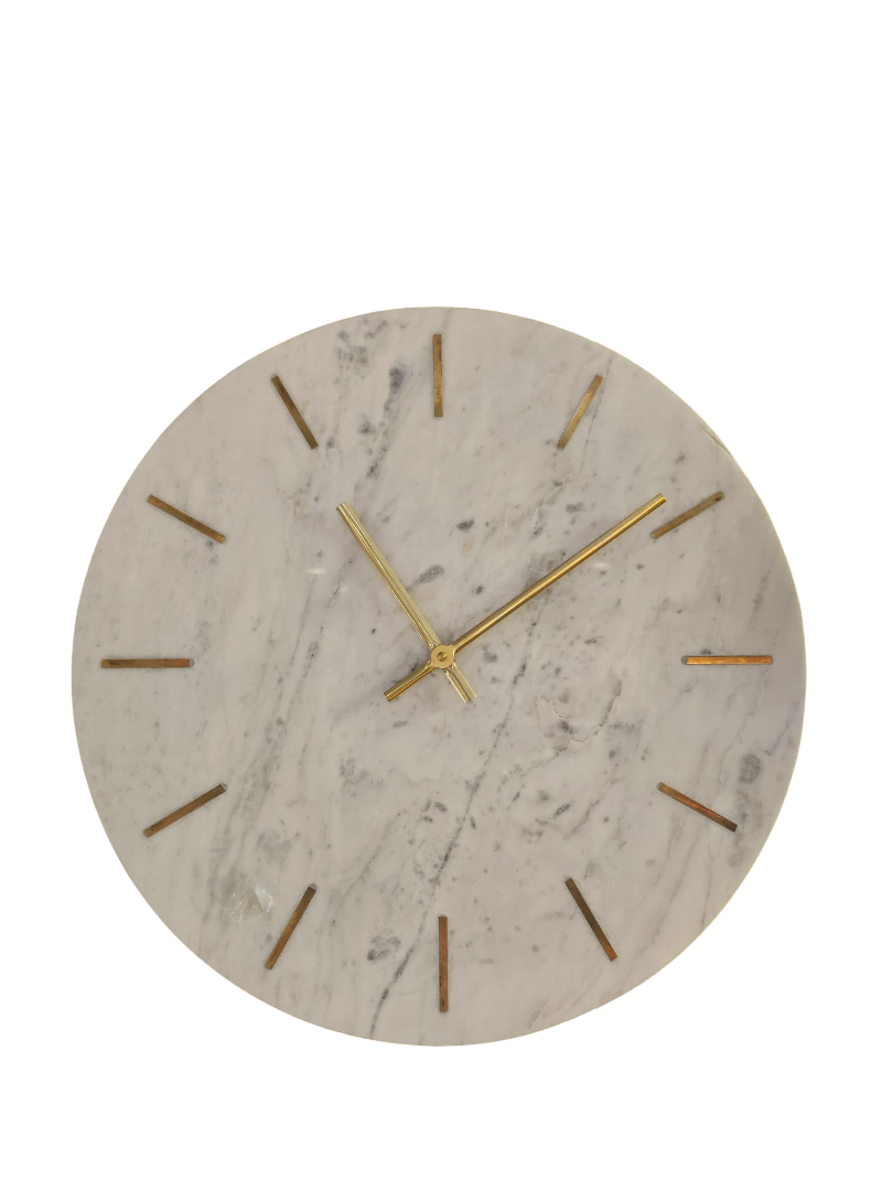 Minimalist Marble Clock