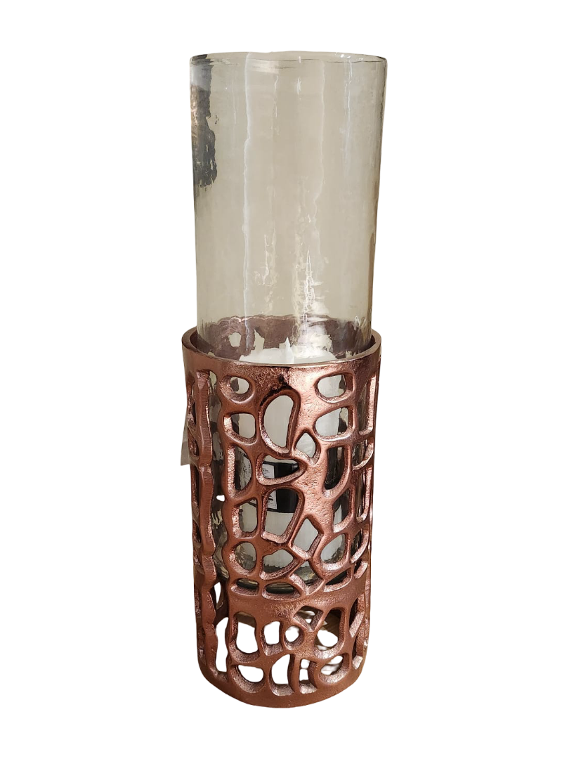 Copper Integrate Vase Holder