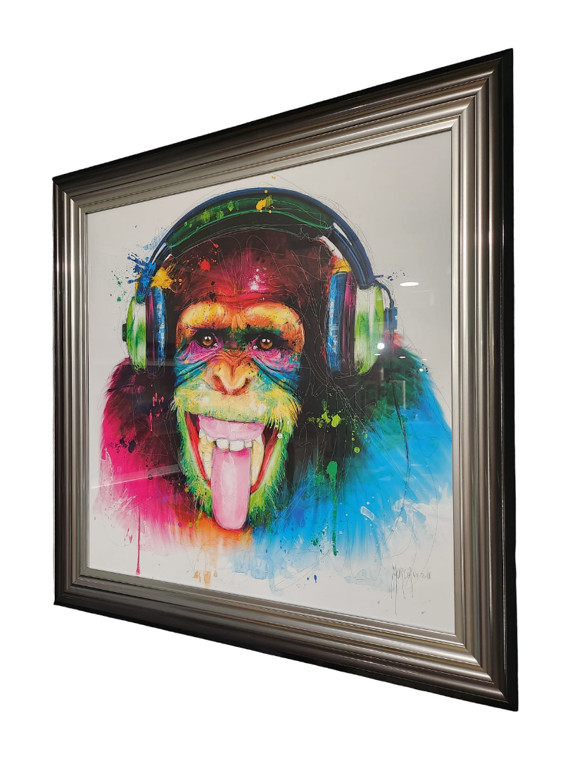Colourful Oil Painting Monkey