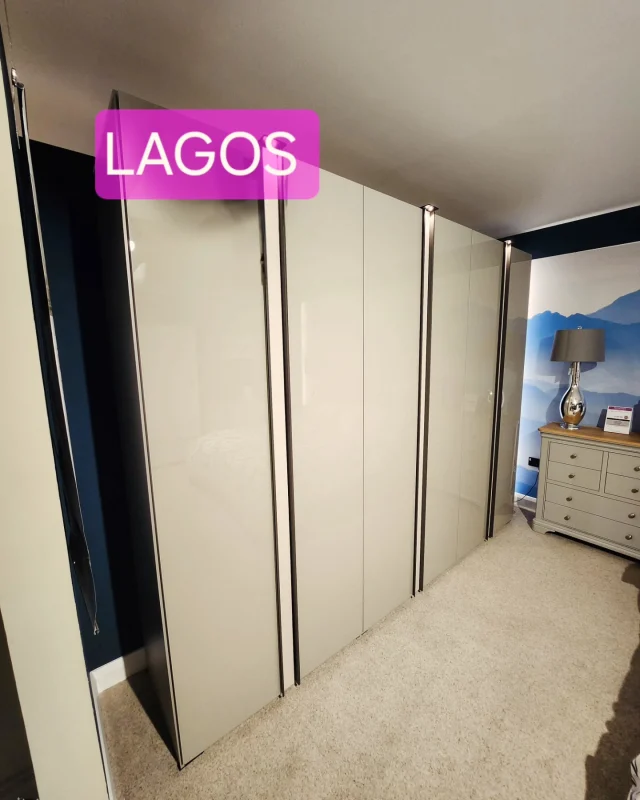 Meet our wardrobe lagos. This is a bespoke range that is available in a wide variety of frontals and also carcases. Delivery and assembly are included in the price. Currently, in our showroom, we have a 6-door champagne coloured glass that's 235cm in height. Contact us for more info or visit us to have a look at other samples.
.
.
.
.
.
.
.
.
.
.
.
#FurnitureShowroom #HomeDecor #InteriorDesign #FurnitureDesign #HomeInspiration #ModernFurniture #LuxuryFurniture #InteriorInspo #FurnitureGoals #FurnitureAddict #belfast #cozyfurniture #creationsinteriors #northenireland #bedroom #wardrobe #bespoke #madetoorder #natural #Delivery