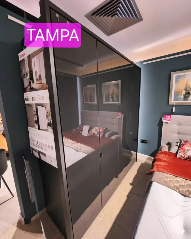 Meet Tampa, the last of the bespoke wardrobe ranges we have in store, this is also free delivery and assembly, comes in a large selection of coloured glass and wood, great for that modern look in a modern house.
.
.
.
.
.
.
.
.
.
.
.
#FurnitureShowroom #HomeDecor #InteriorDesign #FurnitureDesign #HomeInspiration #ModernFurniture #LuxuryFurniture #InteriorInspo #FurnitureGoals #FurnitureAddict #belfast #cozyfurniture #creationsinteriors #northenireland #wardrobe #bespoke #glass #madetoorder #wood #modern