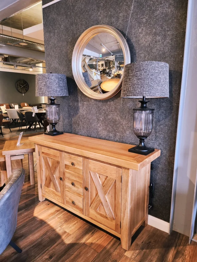 Let's have a look at our natural wood tables, seen are our oak and teak tables, the round table in oak adds a classic look to a home, but on a grander scale the teak adds a bit more of a modern twist with its unique design.
.
.
.
.
.
.
.
.
.
.
.
.
.
.

#FurnitureShowroom #HomeDecor #InteriorDesign #FurnitureDesign #HomeInspiration #ModernFurniture #LuxuryFurniture #InteriorInspo #FurnitureGoals #FurnitureAddict #belfast #cozyfurniture #creationsinteriors #northenireland #table #natural #classic #oak #teak #wood #dinner #cosyvibes
