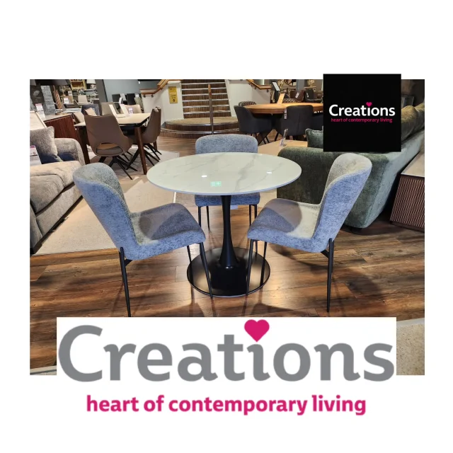 🎉 GIVEAWAY TIME! 🎉
We’re giving one lucky winner this gorgeous Nancy 90cm round sinder stone and 3 maya grey fabric chairs — perfect for coffee dates, catch-ups, and cosy dinners 💕

To enter:
✨ Like this post
✨️ Share this post
✨ Follow Creations Interiors 
✨ Tag a friend 

It’s that easy! 🥰
NORTHREN IRELAND ONLY
Winner will be announced 20th October — good luck, home lovers! 🏡💖

#creationsinteriors #giveawaycontest  #giveaway #win #Competition #HomeStyle #Interiors #DiningGoals #NIHomes #FurnitureLovers #competition #free