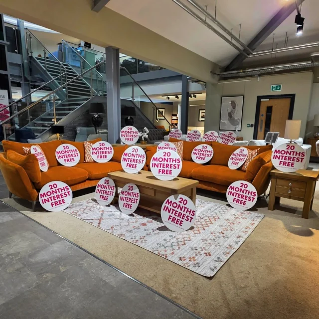 I dont know if yall heard but we have 20 months interest free at the moment 

#finance 
#belfast 
#belfastfurniture 
#intrestfree 
#UKshowroom