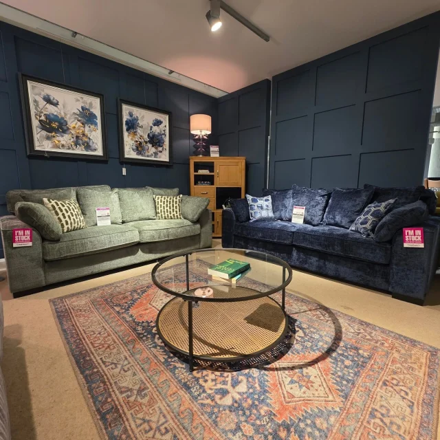 Look at these handsome sofas 😍 showing off our Lewis, Corbin & Calais in stunning greens and blues 😍 makes your heart melt.

#belfast 
#instocknow 
#belfastfurniture
#green
#blue