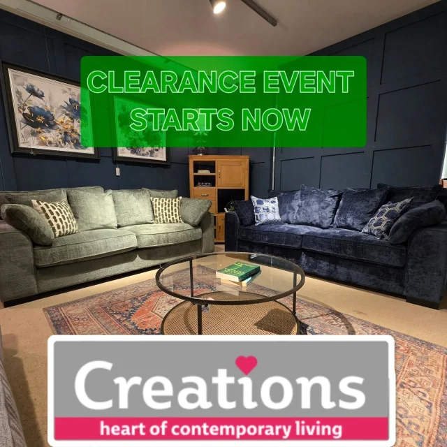 Clearance event starts now at creations interiors ✨️ 

#clearancesale 
#clearance
#belfast 
#belfastfurniture 
#Ballymena